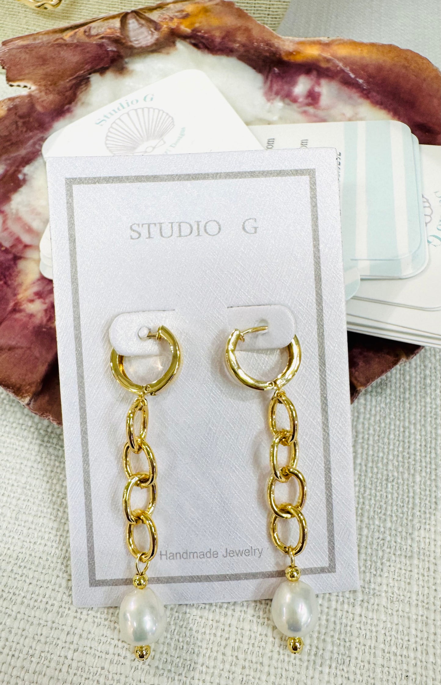 Chain Loop Drop Earring