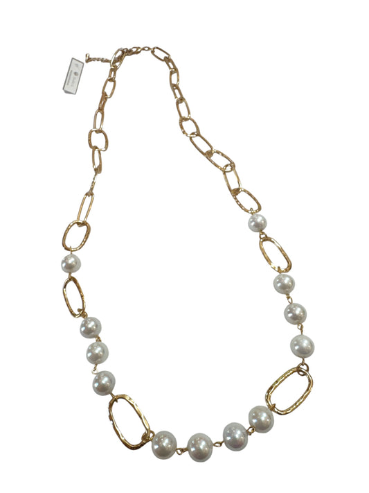 Mother of Pearl and Large Link Necklace