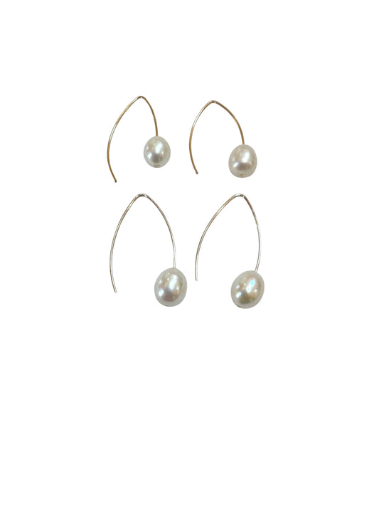 Pearl Hook Earring