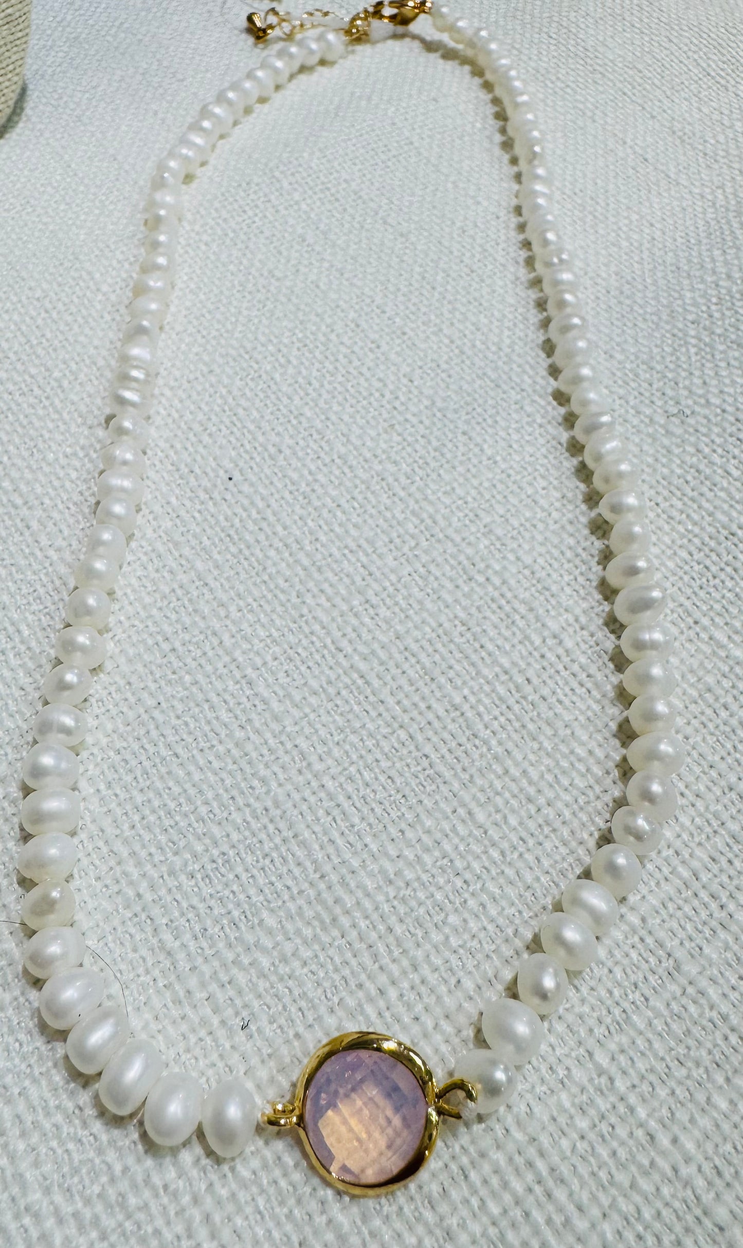 Sweet Freshwater Pearl with Colorful Dot Center