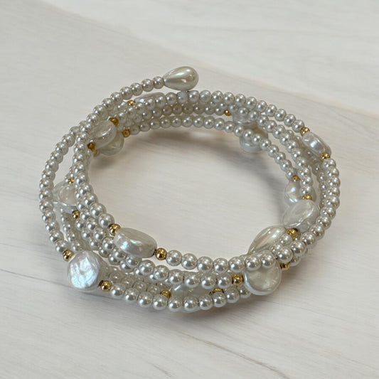 Wrap Pearl Bracelet